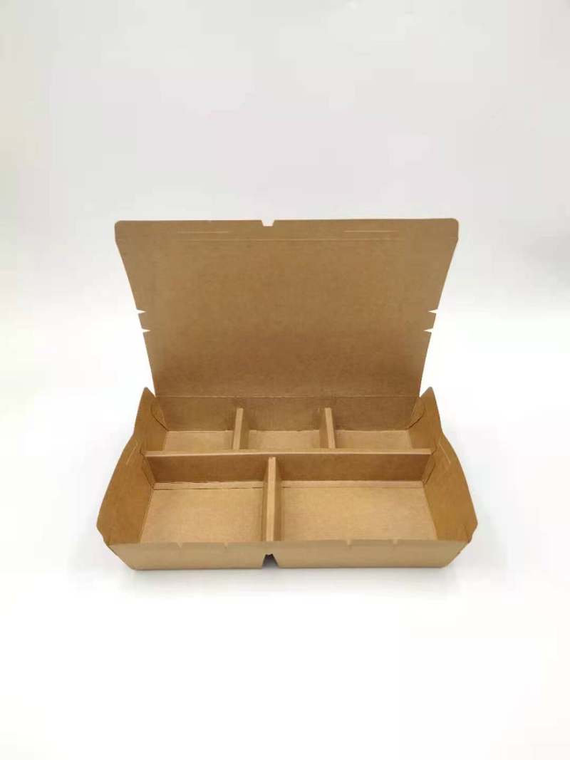 5-Compt 1500ml Kraft Paper Box